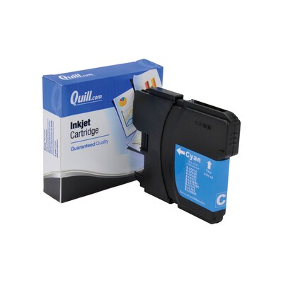 Quill Brand® Compatible Brother LC61C Inkjet Cartridges; Cyan (Lifetime Warranty)