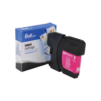 Quill Brand® Compatible Brother® MFC290C (LC61M) Magenta Ink Cartridge (Lifetime Warranty)