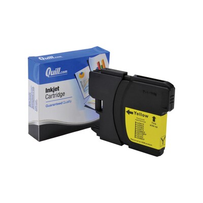 Quill Brand® Compatible Brother LC61Y Inkjet Cartridge; Yellow (Lifetime Warranty)