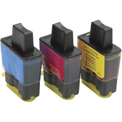 Quill Brand® Compatible Brother MFC210C (LC41CL) (LC41CL3PKS) Tri-Color Ink Cartridges Triple Pack (Lifetime Warranty)