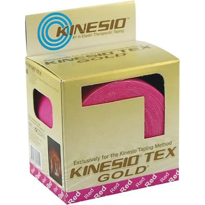 Kinesio® 2x5-1/2yds. Red Tex Gold Tapes