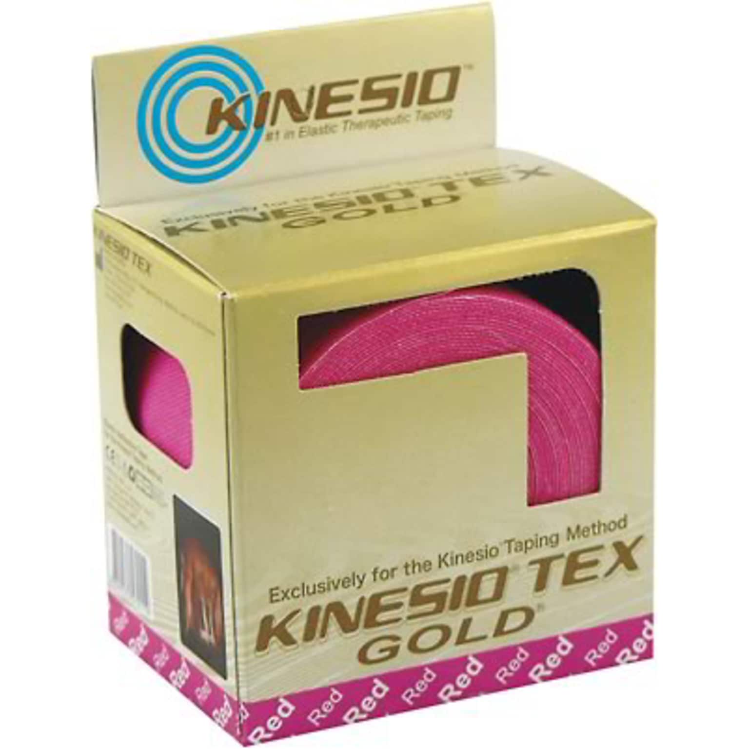 Kinesio® Tex Gold Tapes; 2x5-1/2yds., Red