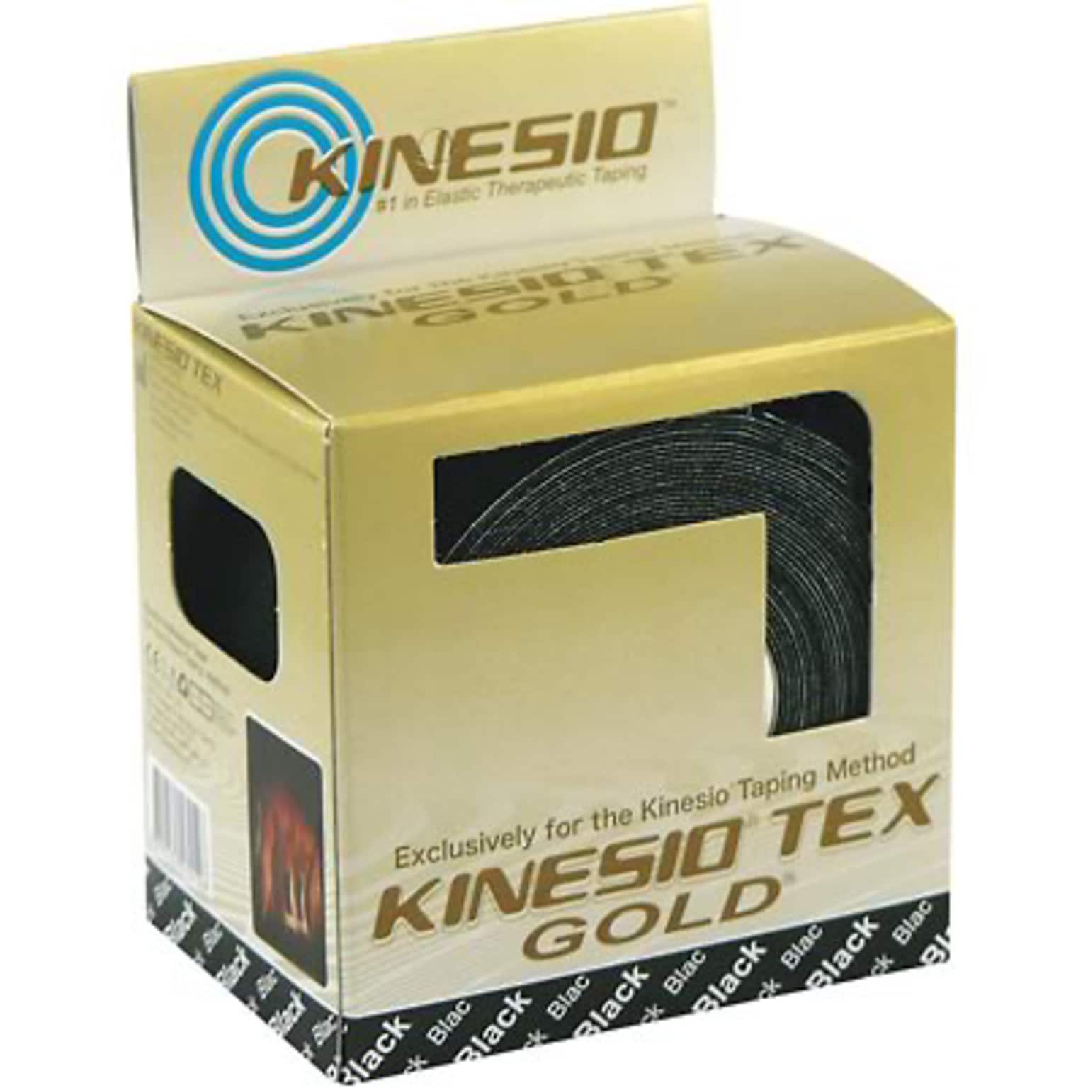 Kinesio® Tex Gold Tapes; 2W x 5-1/2 yds., Black