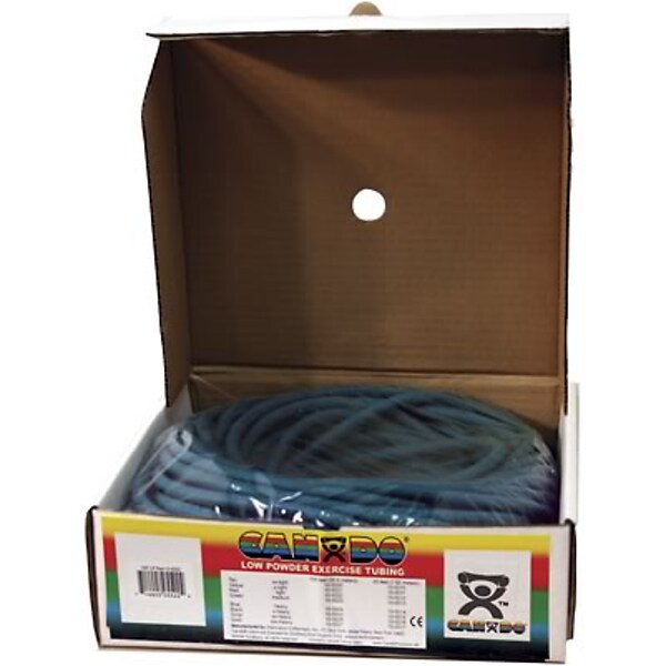 Cando® Resistive Exercise Tubing 100 Foot Dispenser; Heavy, Blue