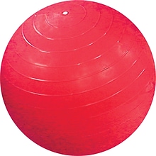 Cando® Inflatable Exercise Ball; 75cm - 30, Red