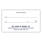 Custom 1-2 Color Appointment Cards, White Vellum 80#, Raised Print, 1 Standard Ink, 1-Sided, 250/Pk