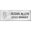 Professional Name Badges; 3x1, Pearl