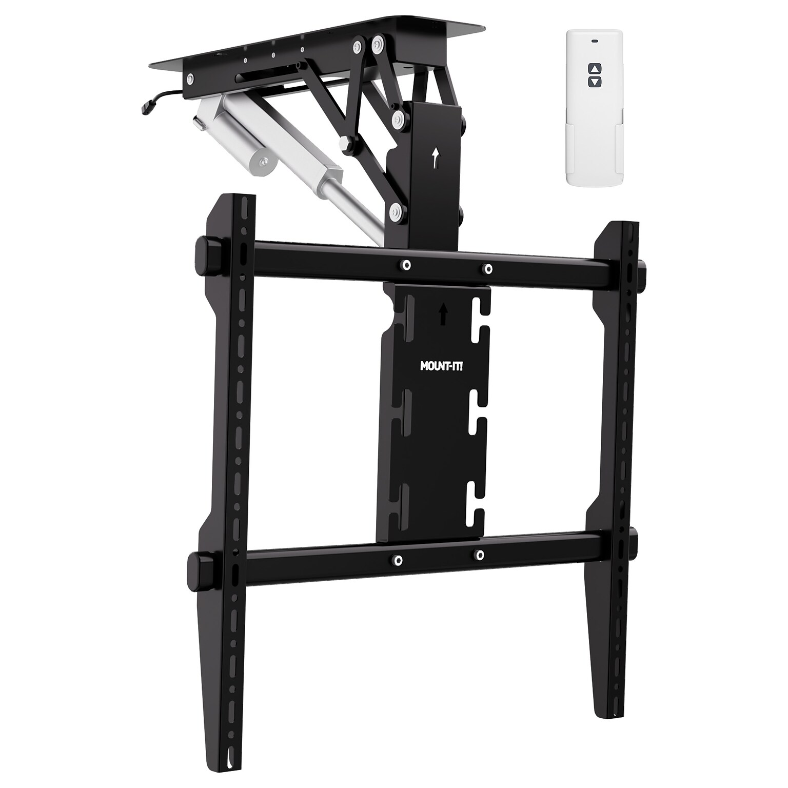 Mount-It! Motorized Ceiling TV Mount, 88 lbs. Max., Black (MI-4226BLK)