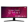 ViewSonic OMNI 34 Curved 144 Hz LCD Gaming Monitor, Black (VX3418-2KPC)