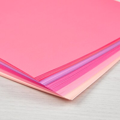 Astrobrights Interstellar Pinks 8.5 x 11 Color Printer Paper, 24 lbs., Assorted Colors, 100 Sheets