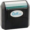 Quill Brand® Pre-Inked Eco-Friendly Stamp; 11/16x2-1/8, Up to 5 Lines