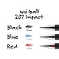 uni-ball 207 Impact Gel Pens, Bold Point, Red Ink, Dozen (65802)