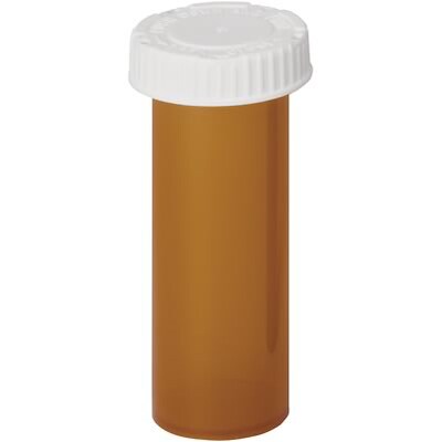 Child Resistant Push and Turn Vials; 60-Dram