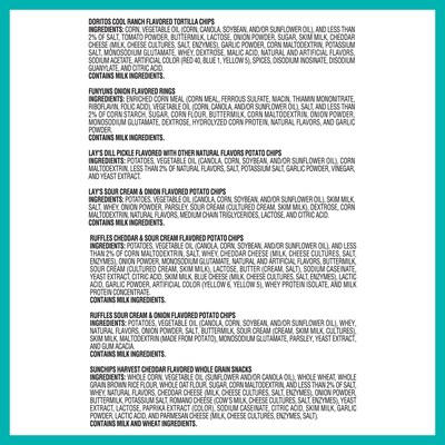 Frito Lay Cool and Tangy Mix Chips Variety Pack, 50 oz., 50/Pack (220-02669)