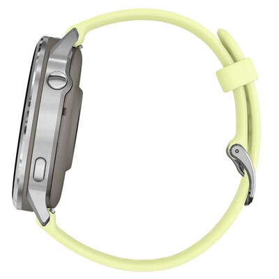 Garmin Venu 4 Fitness Smartwatch, GPS, 45mm, Citron Silicone Band (010-03014-02)