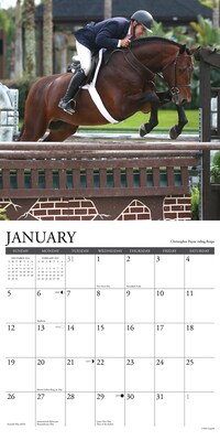 2025 Willow Creek Hunter & Jumper 12" x 12" Monthly Wall Calendar (43448)