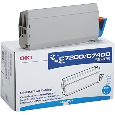 OKI&reg; 41304207 Cyan Toner Cartridge