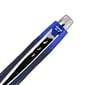 uni Jetstream RT Ballpoint Pens, Fine Point, 0.7mm, Blue Ink, Dozen (62153)