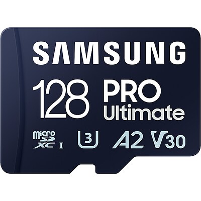 UPC 887276753713 product image for Samsung PRO Ultimate 128GB microSDXC Memory Card with Adapter, U3 Class, UHS-I,  | upcitemdb.com