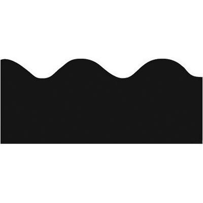 Trend Enterprises 2 1/4 x 39 Black Terrific Trimmers, 12 Pack (T-9872)