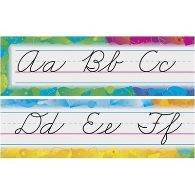 Trend® Bulletin Board Sets; Color Splash Alphabet, Zaner-Bloser