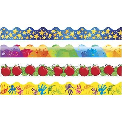 Trend Enterprises 156 School Basics Terrific Trimmers Variety Pack, 48 Pack (T-92911)