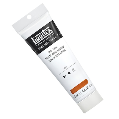 Liquitex Professional Heavy Body Acrylic Paint Tube, Raw Sienna, 138 mL (LIQ1047330)