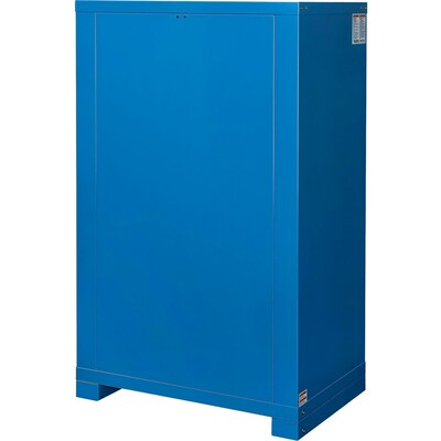 Global Industrial Modular Drawer Cabinet, 9 Drawers, w/Lock, 36"W x 24"D x 57"H, Blue