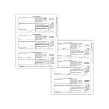 ComplyRight 1099-NEC 3-Part Tax Form Set with Recipient Copy Only, 50/Pack (NEC6113)