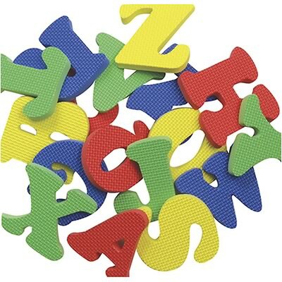 WonderFoam Early Learning Big Letters, Assorted Colors & Sizes, 26 Pieces (CK-4397)