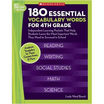 Scholastic 180 Essential Vocabulary Words; Grade 4