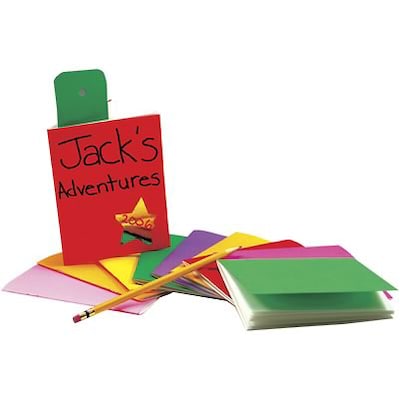 Hygloss Products Blank Books, Assorted Colors, 8.5 x 5.5, Paperback (HYG77705)