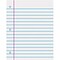 Trend Enterprises Notebook Paper Wipe-Off Chart, 22 x 28, Ages 3+ (T-1095)