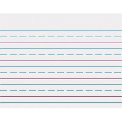 Trend® Wipe-Off Charts; Handwriting Paper