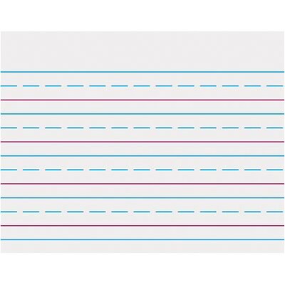 Trend® Wipe-Off Charts; Handwriting Paper