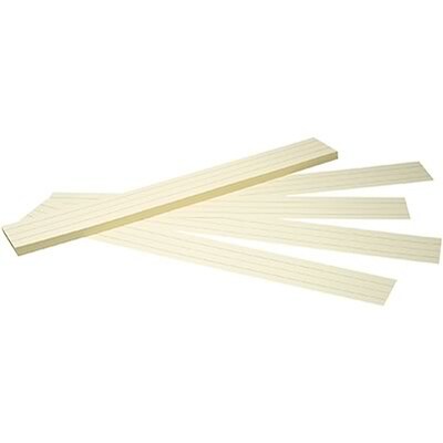 Pacon Sentence Strips, Ruled, 3" x 24", Manila, 100 Strips (PAC5157)