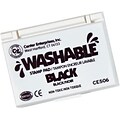 Center Enterprises Washable Unscented Stamp Pad, Black Ink (CE-506)