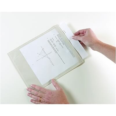 Ashley Clear View Self-Adhesive Pockets; 9-1/2x12