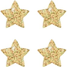 Trend Gold Sparkle Stars superShapes Stickers-Sparkle, 400 CT (T-46403)