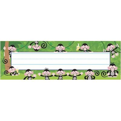 Trend® Desk Toppers® Name Plates; Monkey Mischief