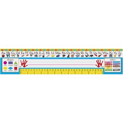 Trend® Zaner-Bloser Desk Toppers®, PreK-1 Desk Plates, 3.75 x 18, 36/Pack (T-69401)