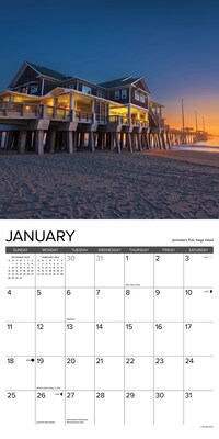 2026 Willow Creek Outer Banks 12" x 12" Monthly Wall Calendar (52242)