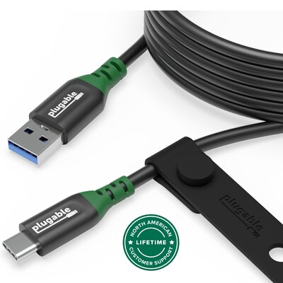 Plugable 6.6' USB-C to USB-A Cable, Black (USBC-A2M)