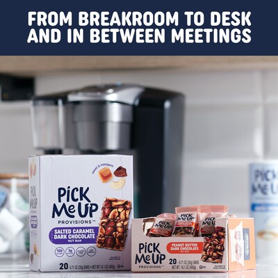 Pick Me Up Provisions™ Mini Gluten Free Salted Caramel Dark Chocolate Nut Bar, 0.7 oz., 20/Box (PM62795)