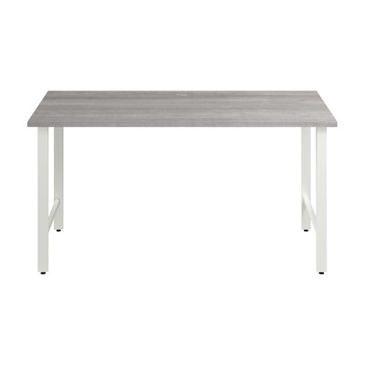 Bush Business Furniture Hustle 60W Computer Desk with Metal Legs, Platinum Gray (HUD160PG)