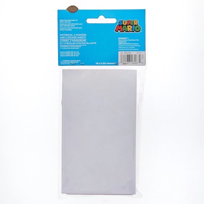 Party City Super Mario 5-Piece Stationery Set, Multicolor (AM3902599-NS)