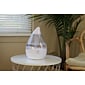 Crane Droplet Ultrasonic Cool Mist Humidifier, 0.5 Gal., Clear/White (EE-5302CW)