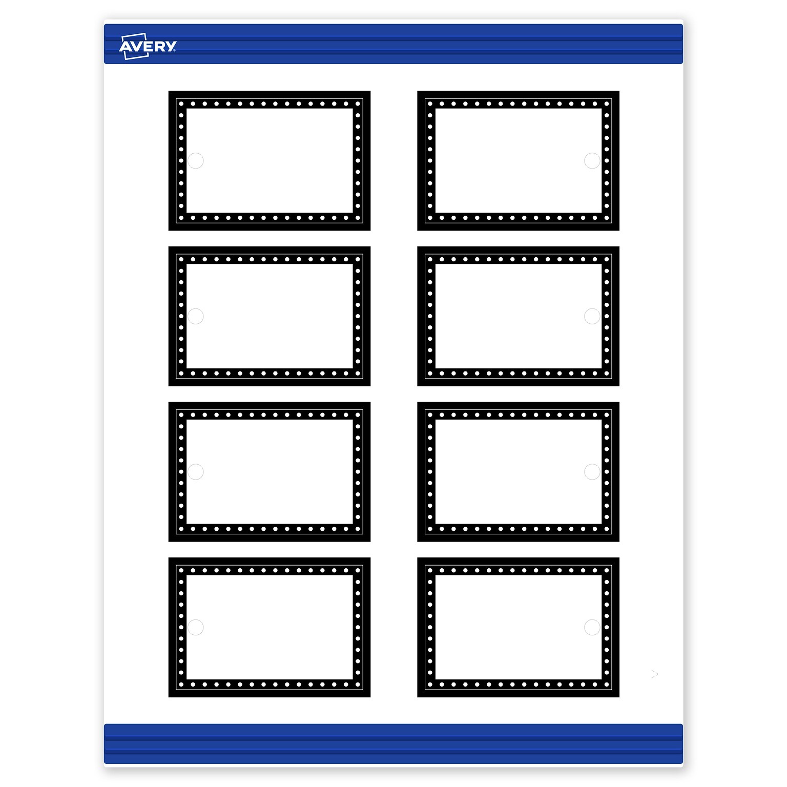 Avery  3 Blank Price & Merchandise Tags, White, 80/Carton (S00-DKX-PRMWT10)