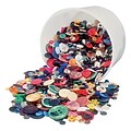 Hygloss Bucket O Buttons, Assorted Colors, 16 oz. (HYG5516)