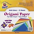 Pacon Origami Paper; Assorted Sizes/Colors, 55 Sheets (PAC72230Q)